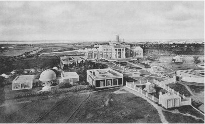 Vista panorámica del Observatorio en 1928